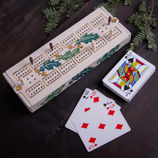 [SECONDS] Oak Branch Traditional Cribbage Board