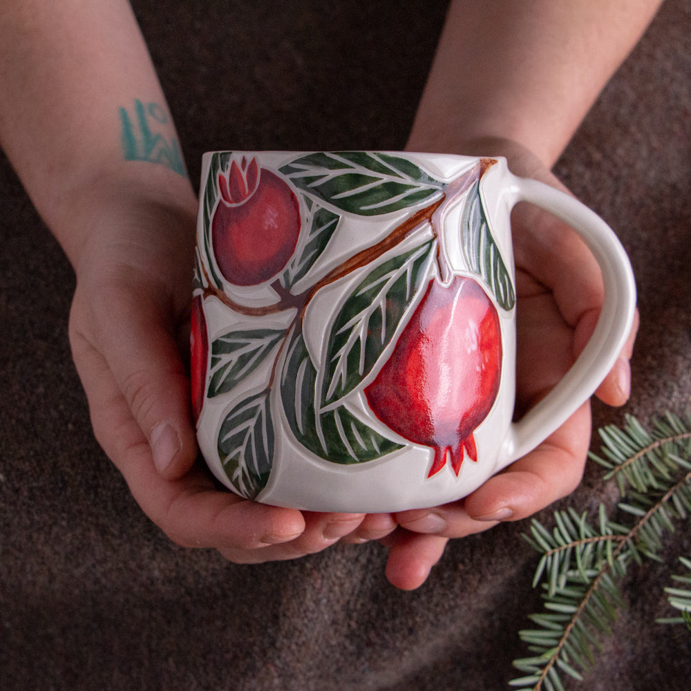 Pomegranate Holiday Mug #4 [15oz]