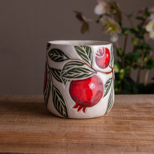 Pomegranate Holiday Mug #1 [17oz]