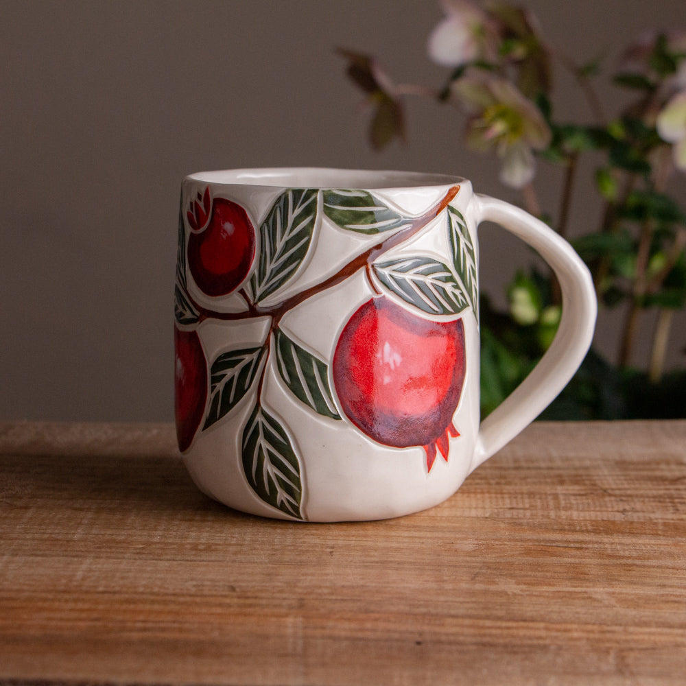 Pomegranate Holiday Mug #2 [17oz]