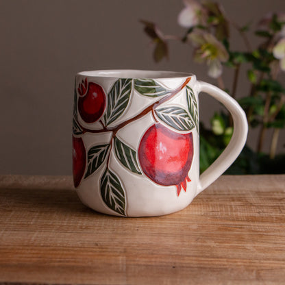 Pomegranate Holiday Mug #2 [17oz]
