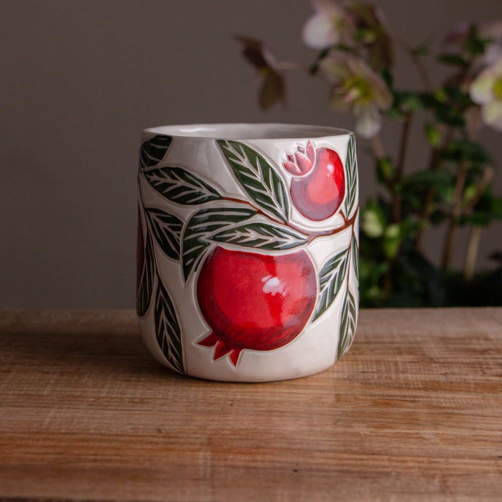 Pomegranate Holiday Mug #2 [17oz]
