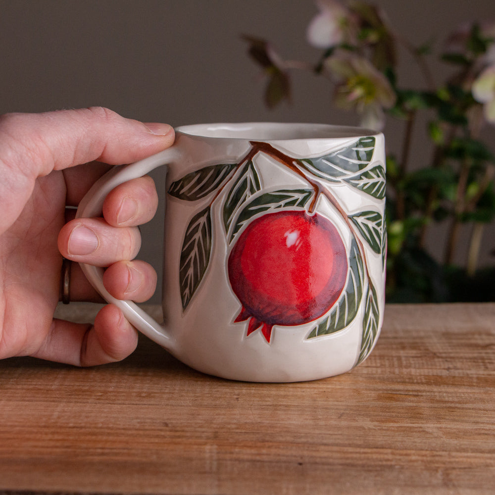 Pomegranate Holiday Mug #2 [17oz]