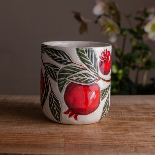 Pomegranate Holiday Mug #3 [16oz]
