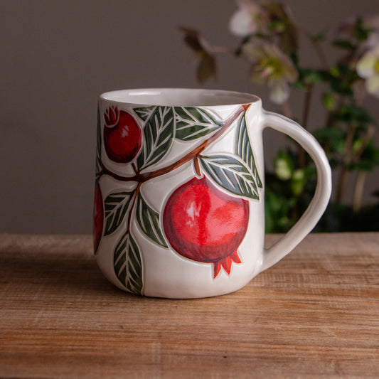 Pomegranate Holiday Mug #4 [17oz]