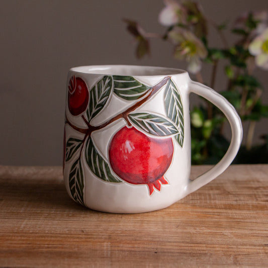 Pomegranate Holiday Mug #5 [18oz]