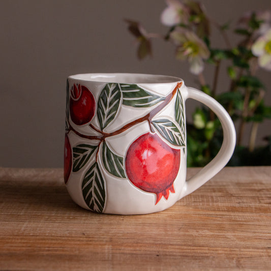 Pomegranate Holiday Mug #6 [16oz]