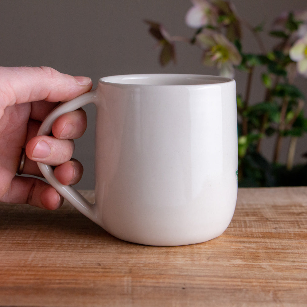 Peach Poppy Botanic Mug 17oz