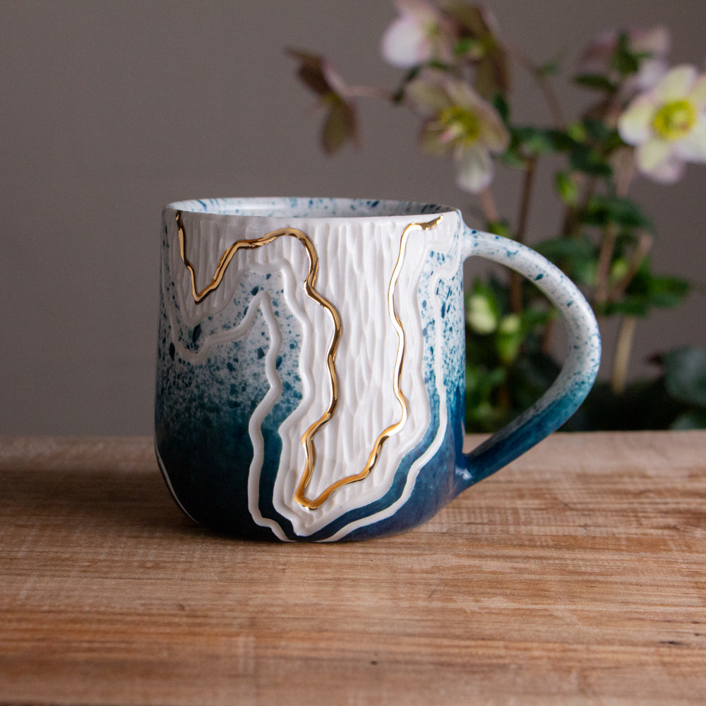 Teal Fade Trail Mug
