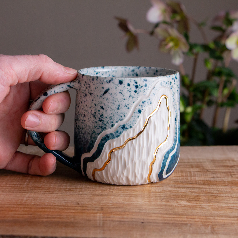 Teal Fade Trail Mug