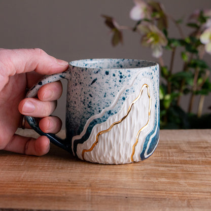Teal Fade Trail Mug