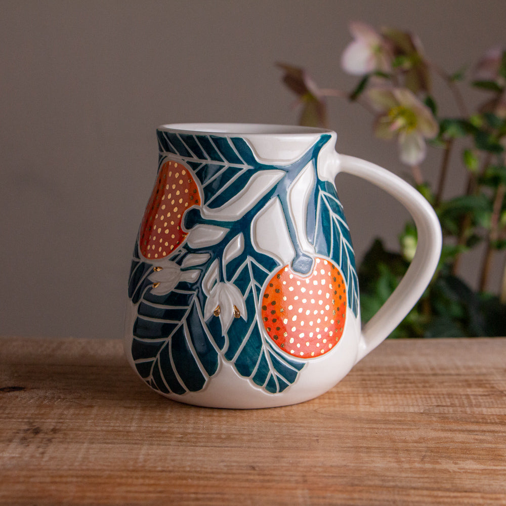 Tall Clementine Mug #2 [20oz]