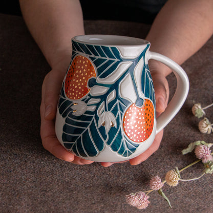 Tall Clementine Mug #2 [20oz]