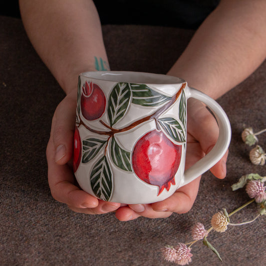 Pomegranate Holiday Mug #6 [16oz]