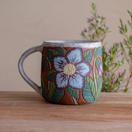 Hellebore Stoneware Mug 16oz