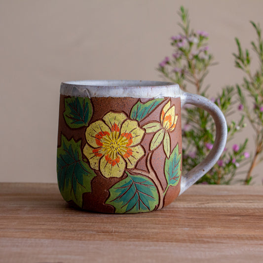 Tulip Poplar Stoneware Mug 16oz