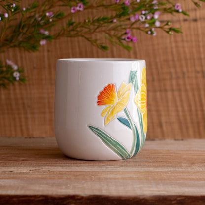 Yellow Daffodil Mug 14-15oz