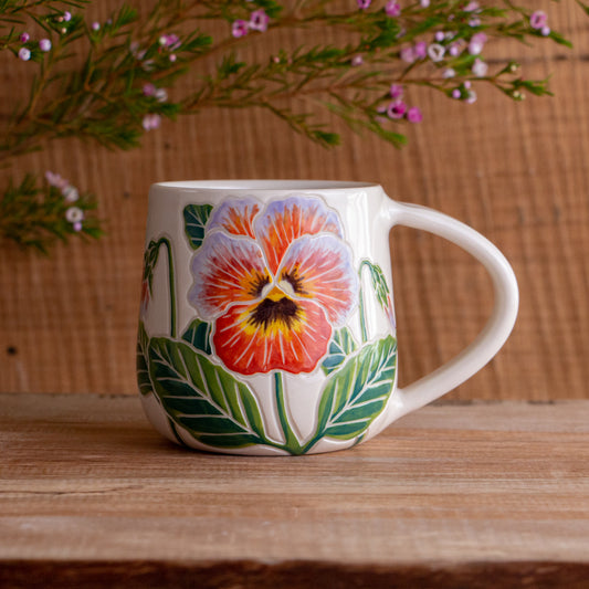 Pansy Botanic Mug 13oz