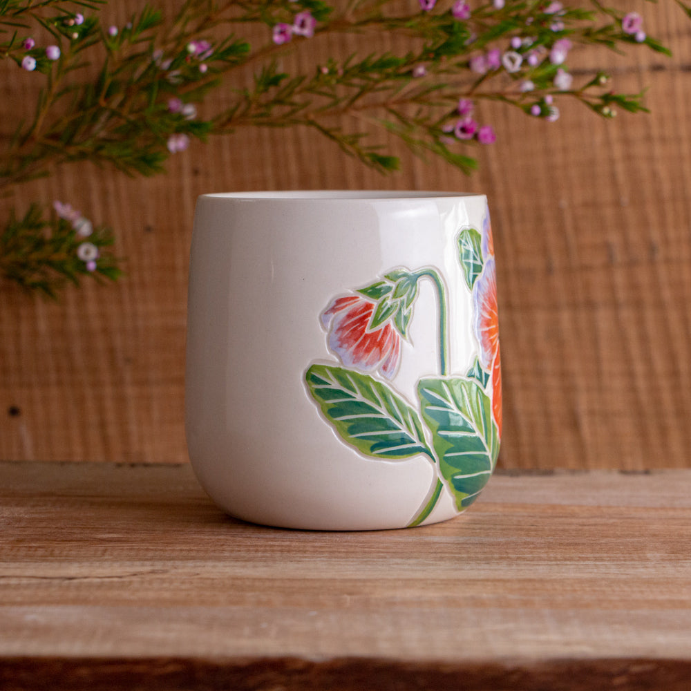 Pansy Botanic Mug 16oz