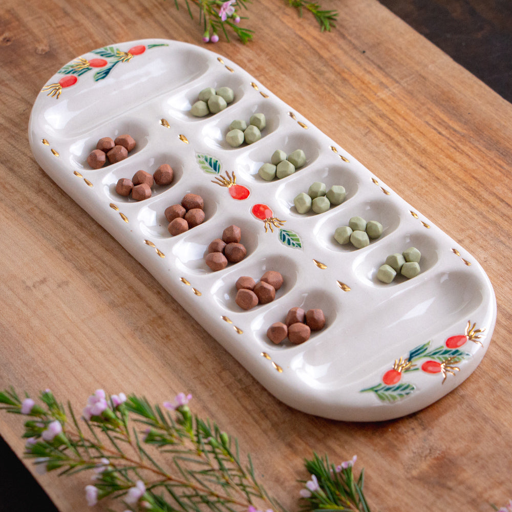 Rose Hip Mancala Game Board