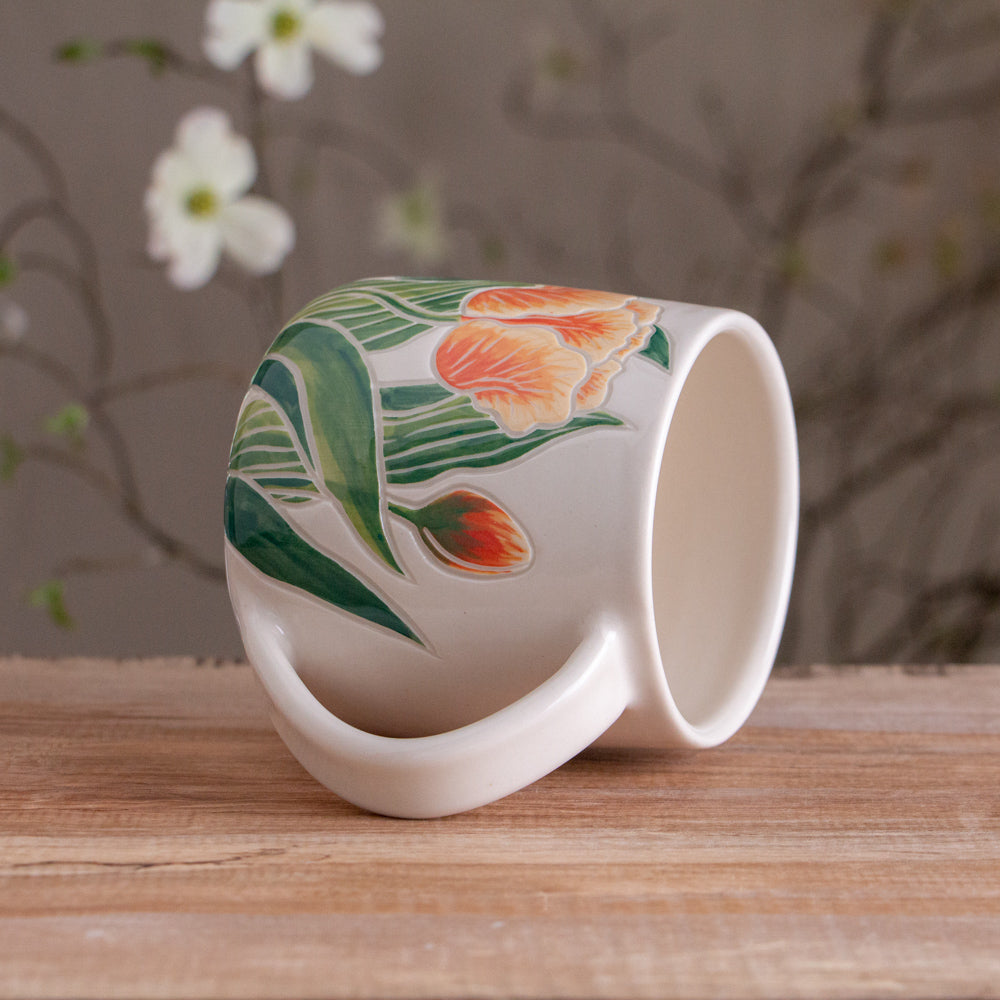 Peach Tulip Mug