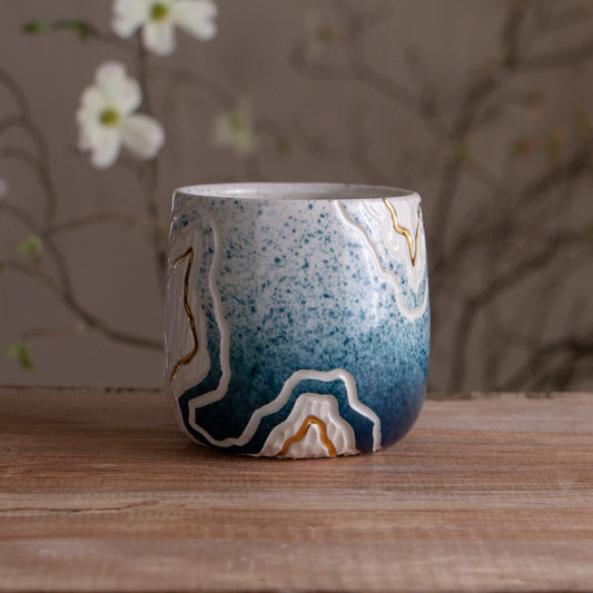Teal Fade Trail Mug 14-15oz