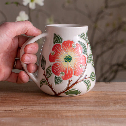 Tall Dogwood Branch Mug #1 [20oz]