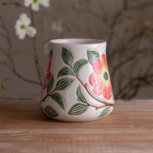 Tall Dogwood Branch Mug #2 [18oz]