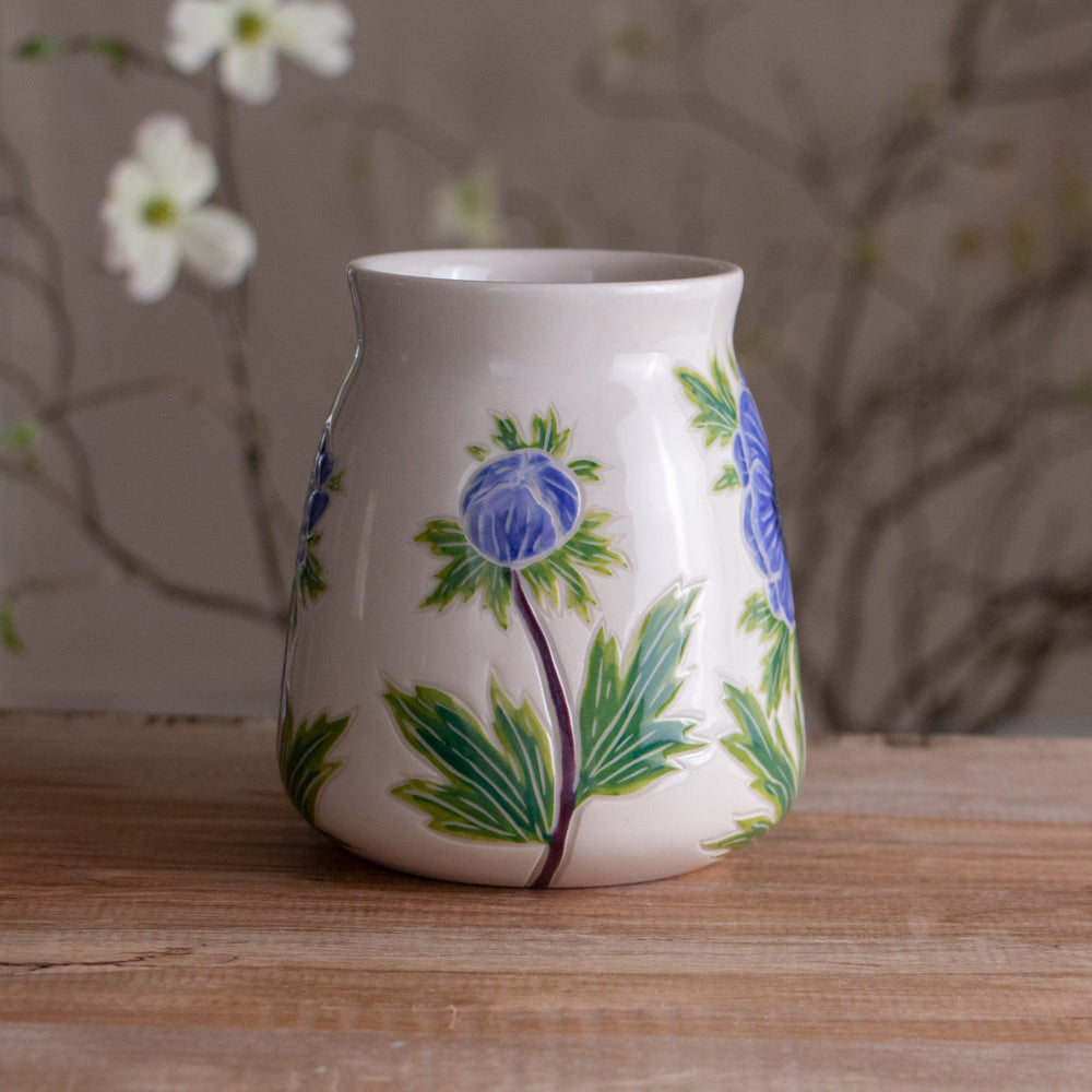 Blue Anemone Mug #1 [20oz]