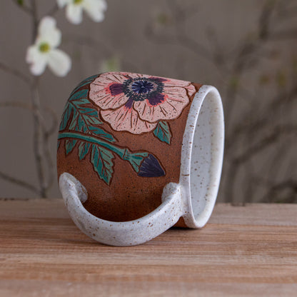 Poppy Stoneware Mug #1 [15oz]