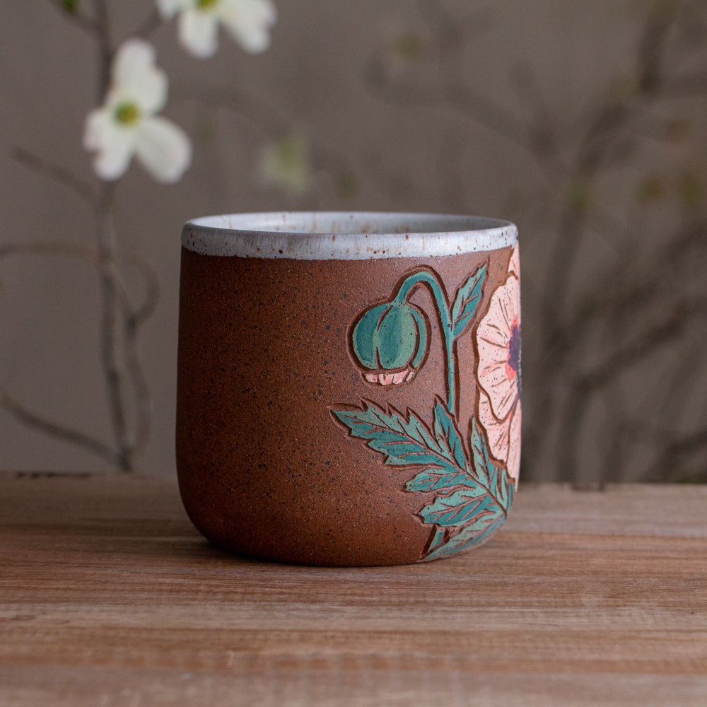 Poppy Stoneware Mug #2 [14oz]