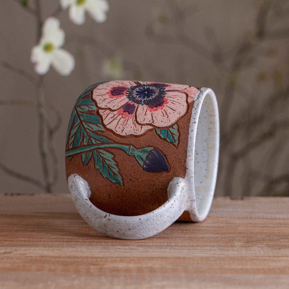Poppy Stoneware Mug #2 [14oz]