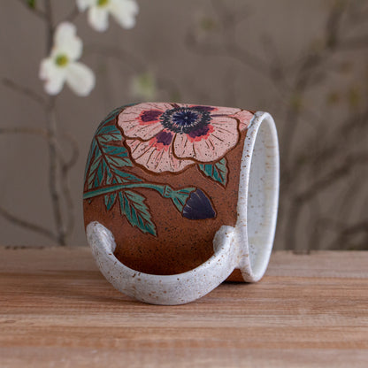 Poppy Stoneware Mug #2 [14oz]