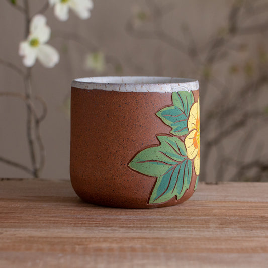 Tulip Poplar Stoneware Mug #1 [15oz]