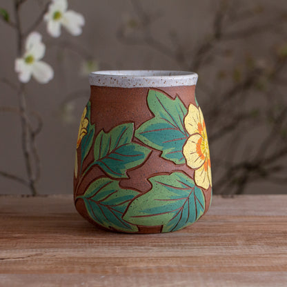 Tall Tulip Poplar Stoneware Mug #1 [19oz]