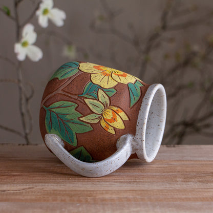Tall Tulip Poplar Stoneware Mug #1 [19oz]