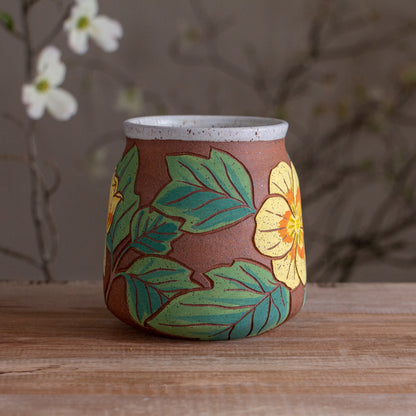 Tall Tulip Poplar Stoneware Mug #2 [18oz]