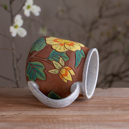 Tall Tulip Poplar Stoneware Mug #2 [18oz]