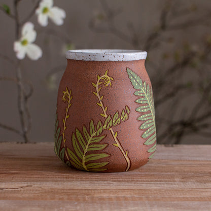 Tall Fern Stoneware Mug [19oz]
