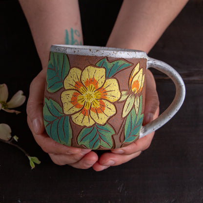 Tulip Poplar Stoneware Mug #2 [16oz]