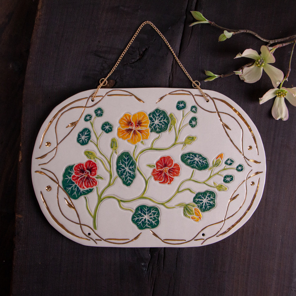 Nasturtium Wall Hanging