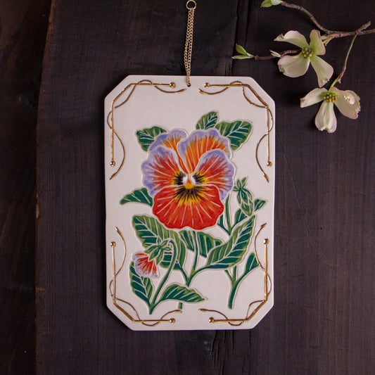 Pansy Wall Hanging