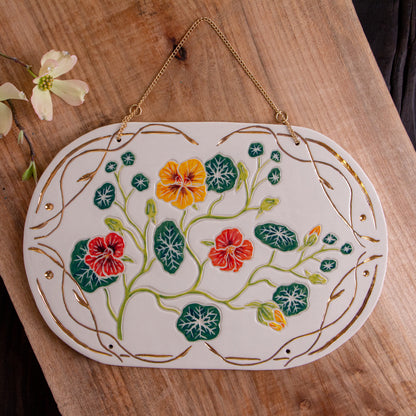 Nasturtium Wall Hanging