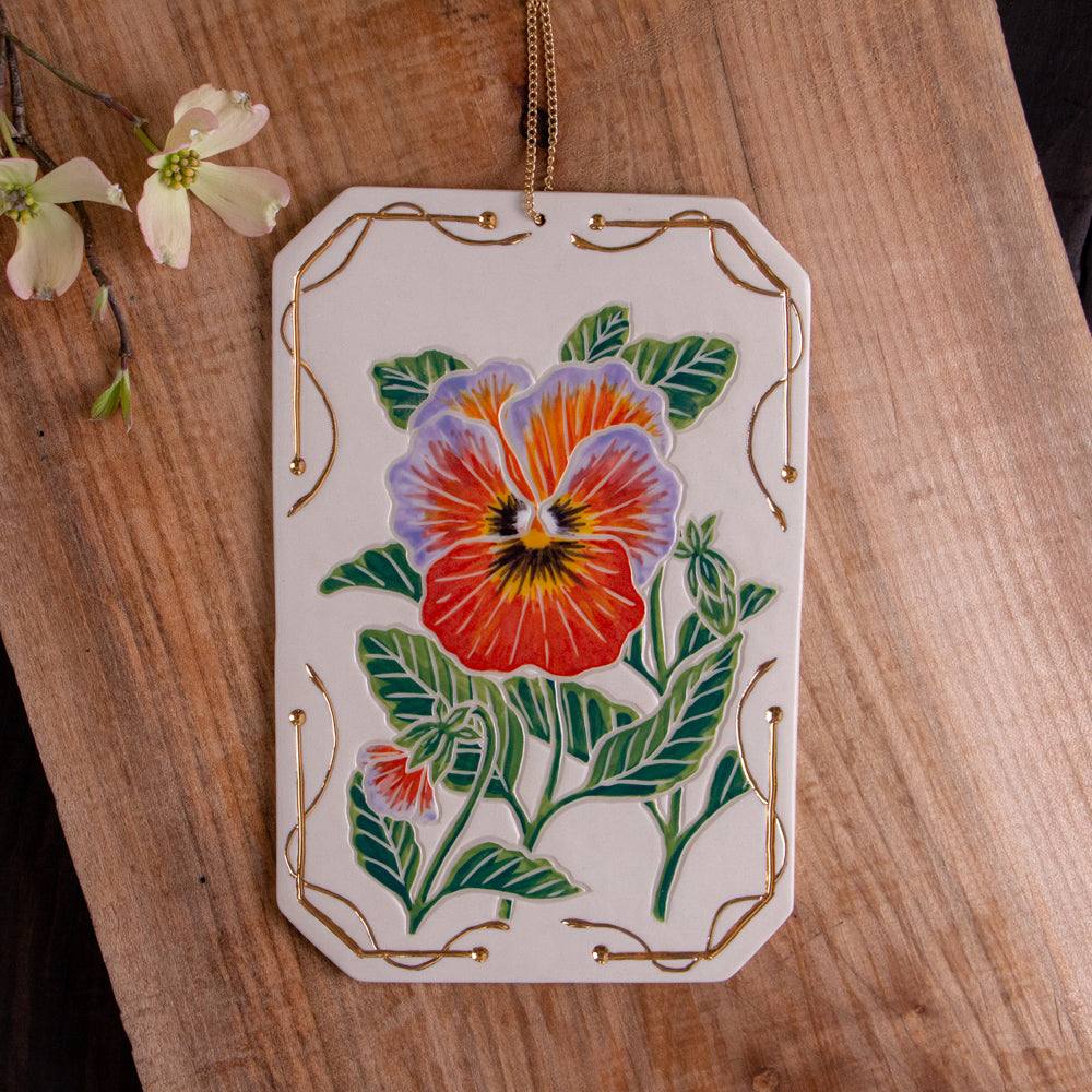 Pansy Wall Hanging