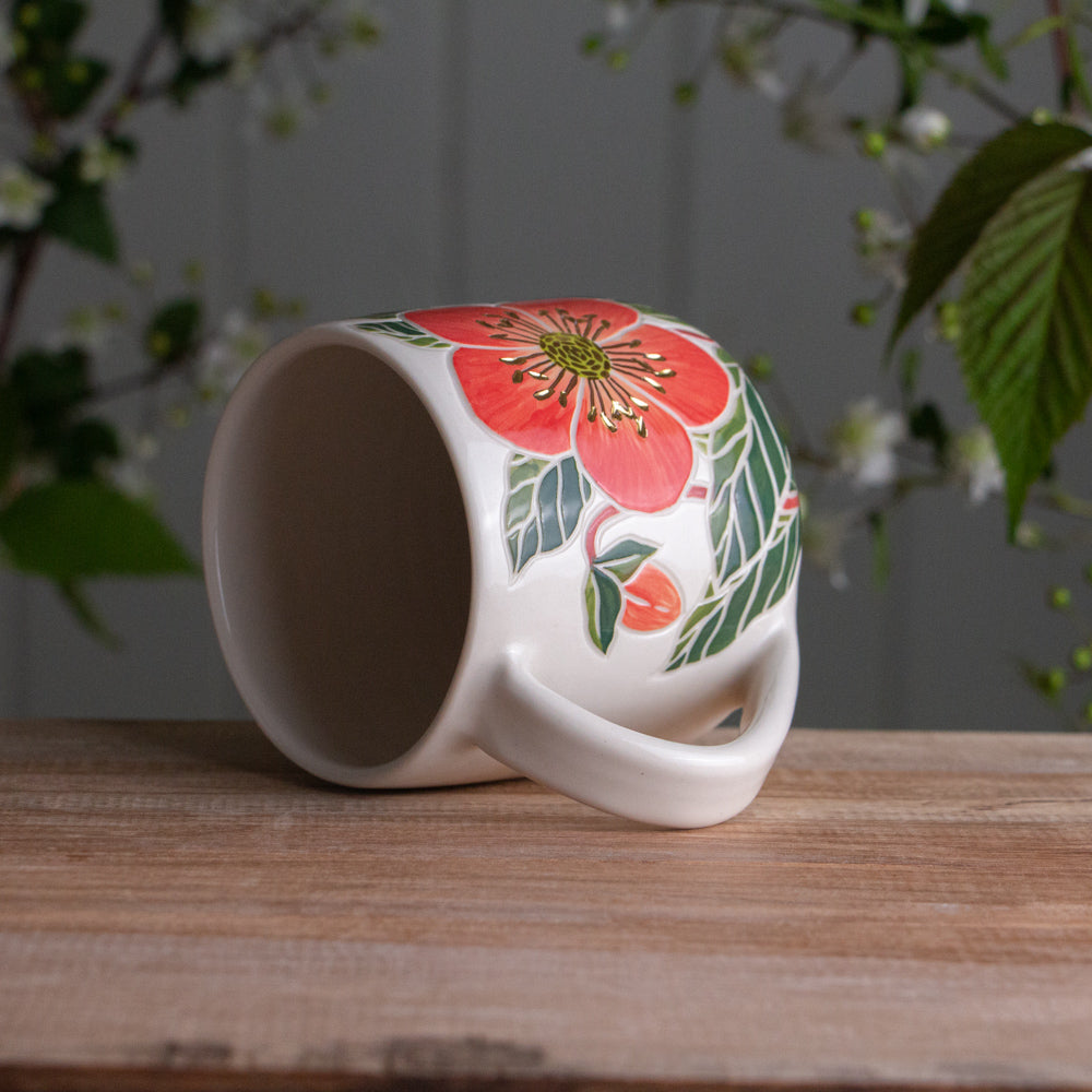 Pink Hellebore Mug