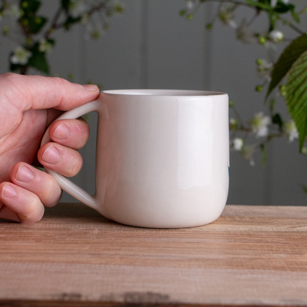 Peach Echinacea Mug