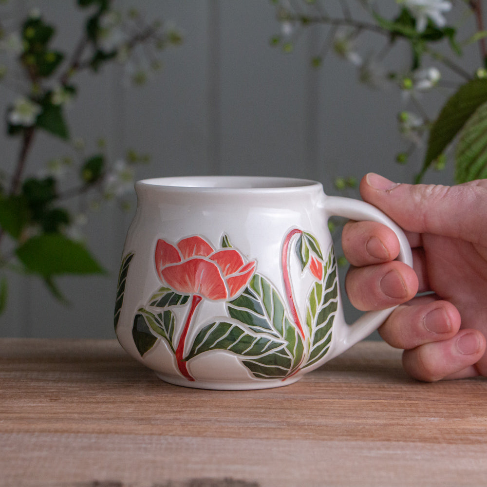 Pink Hellebore Wrap-AroundMug #1 [12oz]