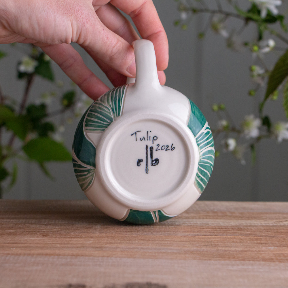 Red Tulip Wrap-Around Mug #1 [14oz]