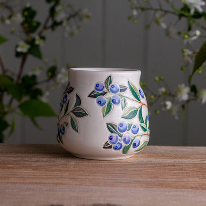 Blueberry Wrap-Around Mug #1 [14oz]