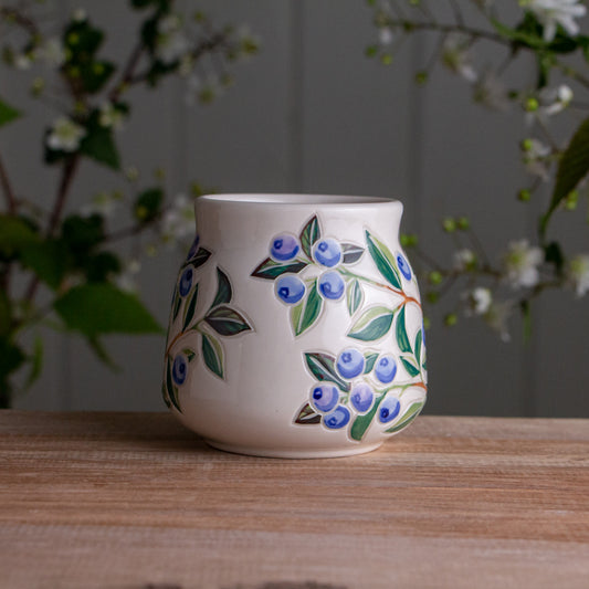 Blueberry Wrap-Around Mug #1 [14oz]